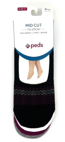 Women peds mid cut show - cut, no